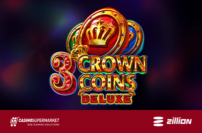 3 Crown Coins Deluxe: роскошный фруктовый релиз от Zillion Games