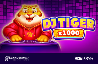 3 Oaks Gaming представляет захватывающий слот DJ Tiger x1000