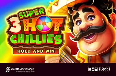 Слот 3 Super Hot Chillies: жгучее приключение от 3 Oaks Gaming
