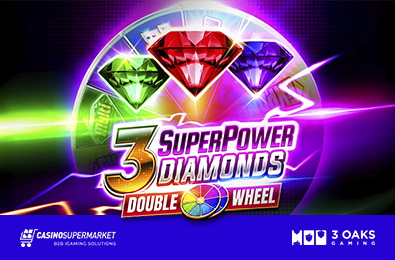 3 SuperPower Diamonds: джекпоты и бонусные механики от 3 Oaks Gaming