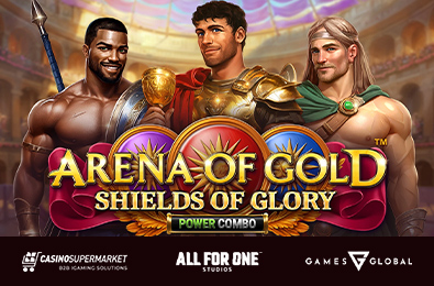 Arena of Gold: Shields of Glory POWER COMBO — новый слот в портфолио Games Global