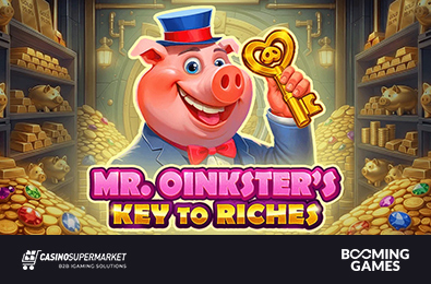 Booming Games отправляет на поиски сокровищ в новом слоте Mr. Oinkster’s Key to Riches