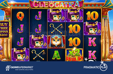 Cleocatra — новый слот от Pragmatic Play на тему кошек и Древнего Египта