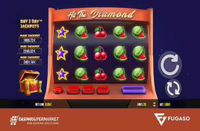 Fugaso официально презентует слот Hit the Diamond