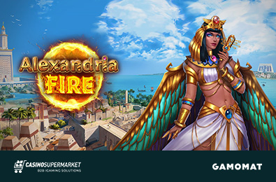 В игровой серии Fire Respins от Gamomat пополнение — слот Alexandria Fire