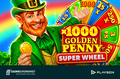 Golden Penny x1000: Super Wheel — атмосферный ирландский слот от Playson