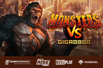 Monsters VS Gigablox — новинка от Yggdrasil и ReelPlay