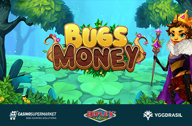 Провайдер Yggdrasil выпустил новый онлайн-слот Bugs Money