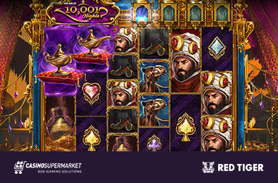 Сказочные выигрыши в новом слоте 10,001 Nights Megaways от Red Tiger