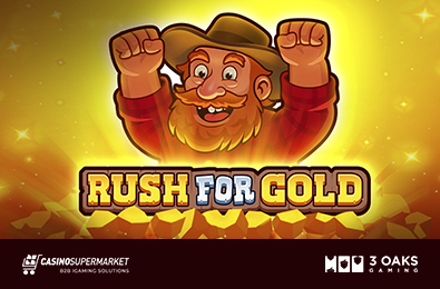 Rush for Gold — золотая лихорадка в новом слоте от 3 Oaks Gaming