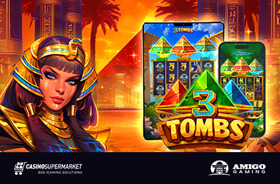 Слот 3 Tombs: приключение в древнеегипетском стиле от Amigo Gaming