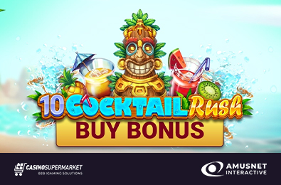 Слот Cocktail Rush Buy Bonus: развлечение на тропическом пляже от Amusnet