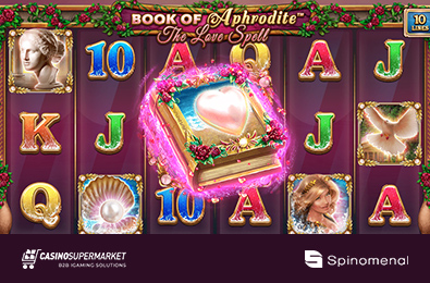 Spinomenal выпускает романтический слот Book of Aphrodite — The Love Spell