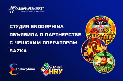 Студия Endorphina объявила о партнерстве с чешским оператором Sazka