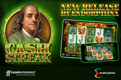 Студия Endorphina выпустила новый онлайн-слот Cash Streak