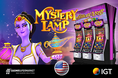 Студия IGT запустила премиальную игру Mystery of the Lamp в США