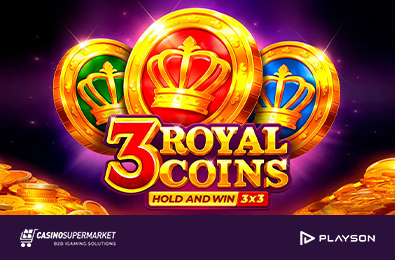 Студия Playson выпустила новый королевский слот 3 Royal Coins: Hold and Win