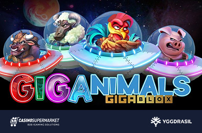 Студия Yggdrasil выпустила новый слот Giganimals GigaBlox