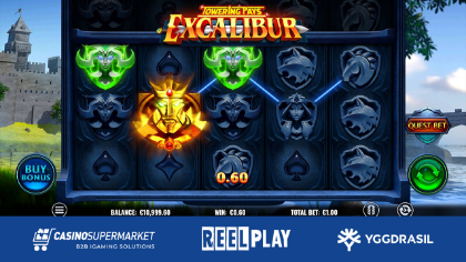 Towering Plays Excalibur — новый эпический слот от Yggdrasil и ReelPlay
