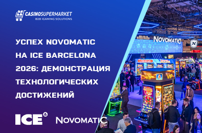 Успех NOVOMATIC на ICE Barcelona 2026: демонстрация технологических достижений