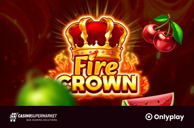 В каталоге Onlyplay появился новый огненный слот Fire Crown