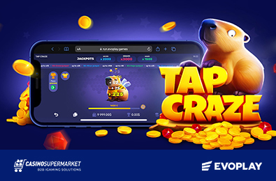 В коллекции Evoplay появился уникальный игровой продукт Tap Craze
