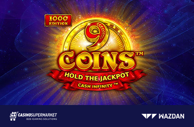 9 Coins™ 1000 Edition: новая версия популярного слота от провайдера Wazdan