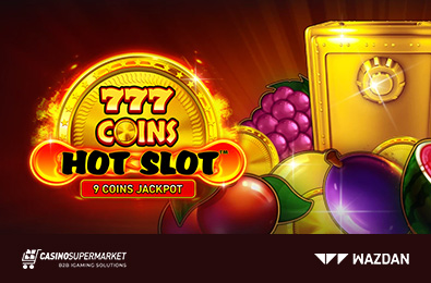 Wazdan запускает новый фруктовый слот Hot Slot: 777 Coins