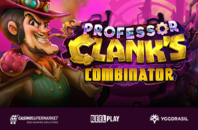 Professor Clank’s Combinator — новый стимпанк-слот от тандема Yggdrasil и ReelPlay