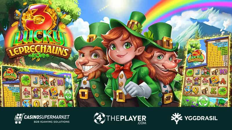 Yggdrasil и 4ThePlayer запускают новый ирландский слот 3 Lucky Leprechauns