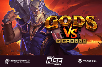 Yggdrasil и Hot Rise Games выпустили новый слот Gods VS GigaBlox