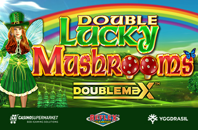 Yggdrasil и Reflex Gaming презентуют новый слот Double Lucky Mushrooms DoubleMax™