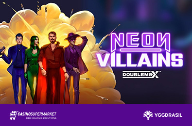 Yggdrasil представляет оригинальный криминальный слот Neon Villains DoubleMax