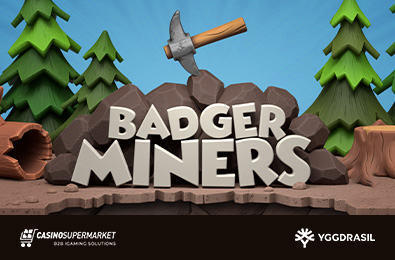 Yggdrasil презентует приключенческий игровой автомат Badger Miners