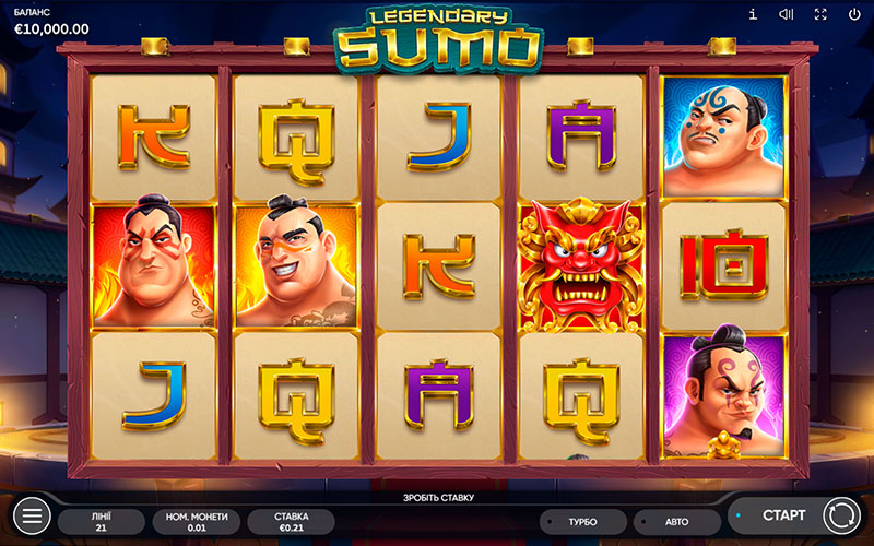 Игровой автомат Legendary Sumo