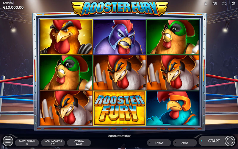 Слот Rooster Fury