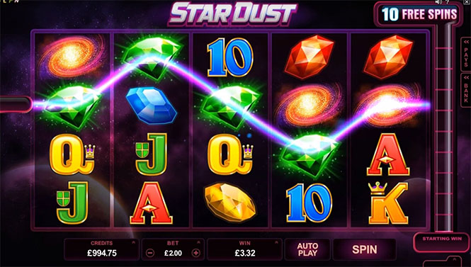 Новый слот от Microgaming — Star Dust