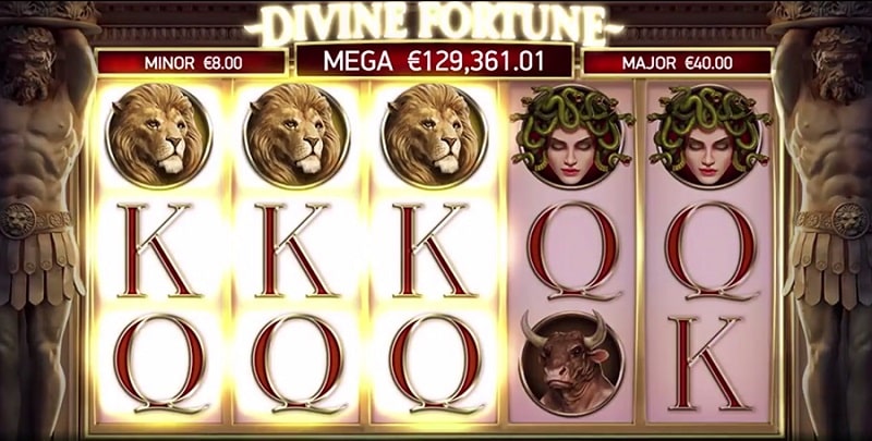 NetEnt: Divine Fortune, скриншот 2