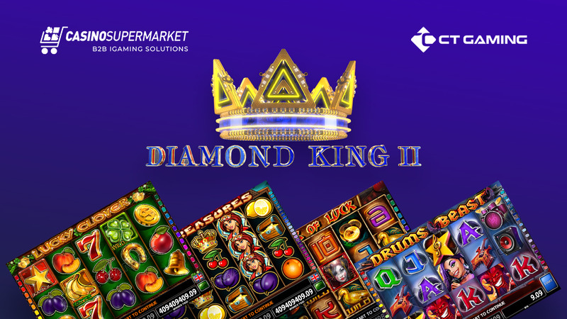 Diamond King 2: новый игровой мультислот от CT Gaming