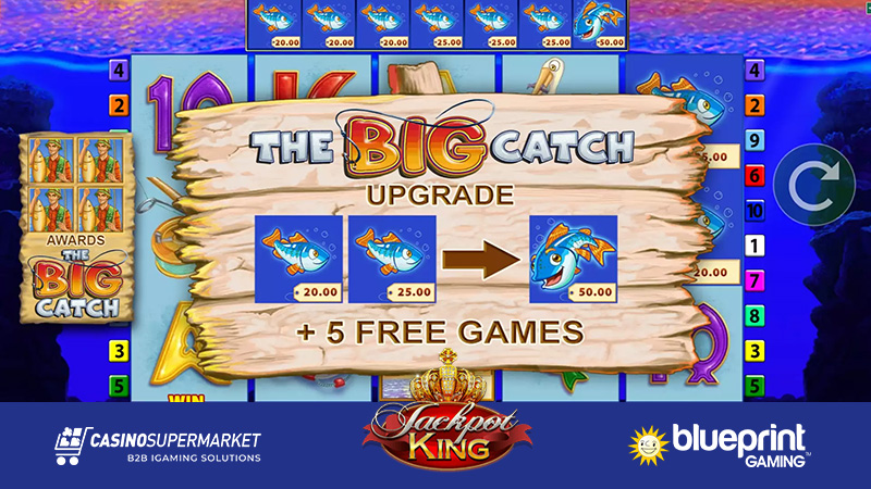 Fishin' Frenzy The Big Catch от Blueprint: подключение к системе Jackpot King