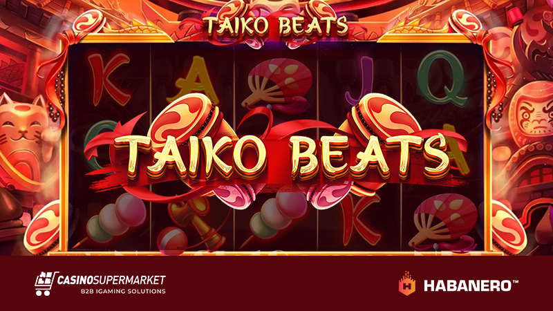 Habanero запускает новый игровой автомат Taiko Beats в японском стиле
