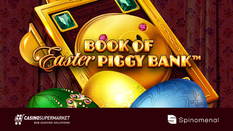 Book of Easter Piggy Bank от Spinomenal