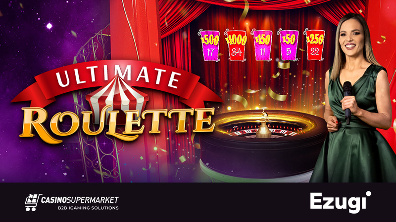 Ezugi запускает игровое лайв-шоу Ultimate Roulette