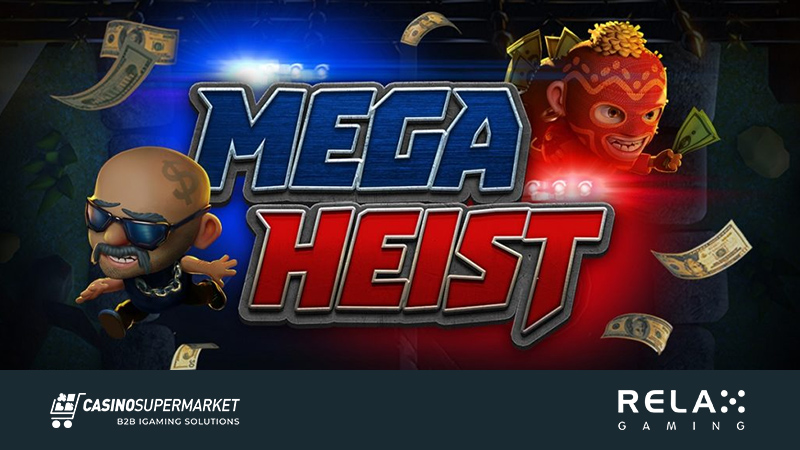 Компания Relax Gaming презентовала остросюжетный слот Mega Heist