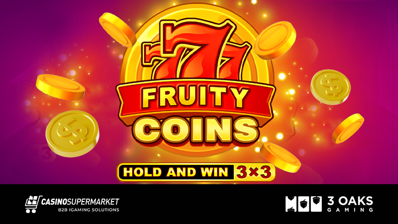 777 Fruity Coins — новый фруктовый слот от 3 Oaks Gaming