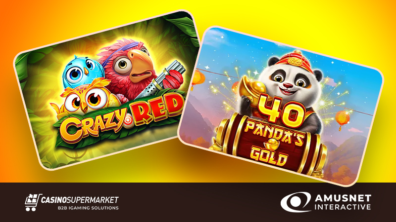 Crazy Red и Panda’s Gold от Amusnet