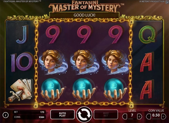 игра NetEnt - Fantasini: Master of Mystery