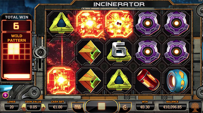 скриншот слота Yggdrasil Incinerator