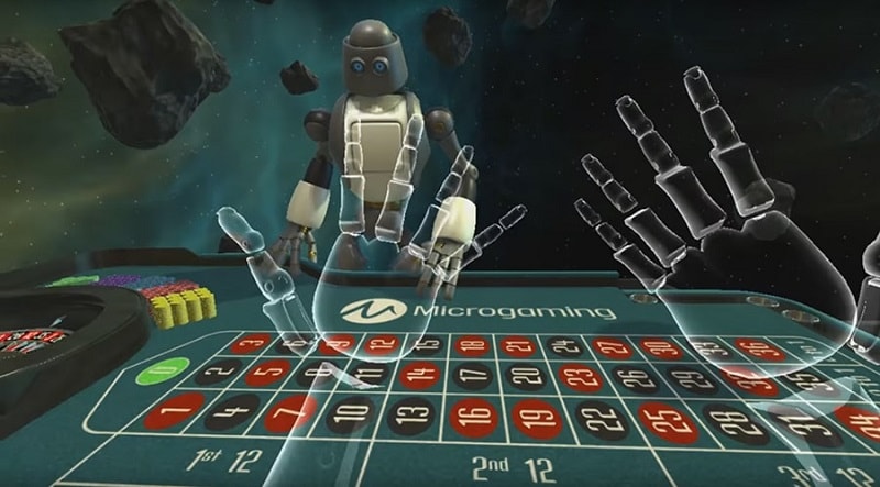 Віртуальна гра від Microgaming: VR-рулетка